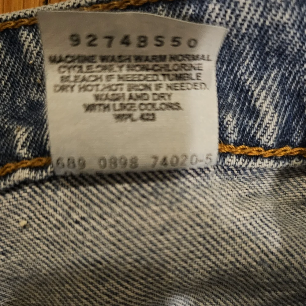 Vintage Levi’s 505 Regular Fit Straight Denim Blue Jeans Men's 33X32